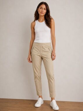 Athleta Travel Lounge Jogger Pants Size 10 Resort Vacation Athleisure Coastal